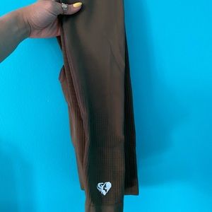 olive green womens best sports legging